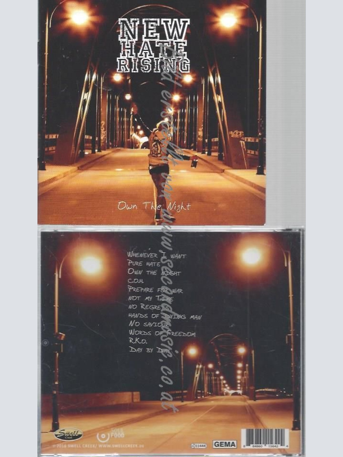 CD--NEW HATE RISING--OWN THE NIGHT