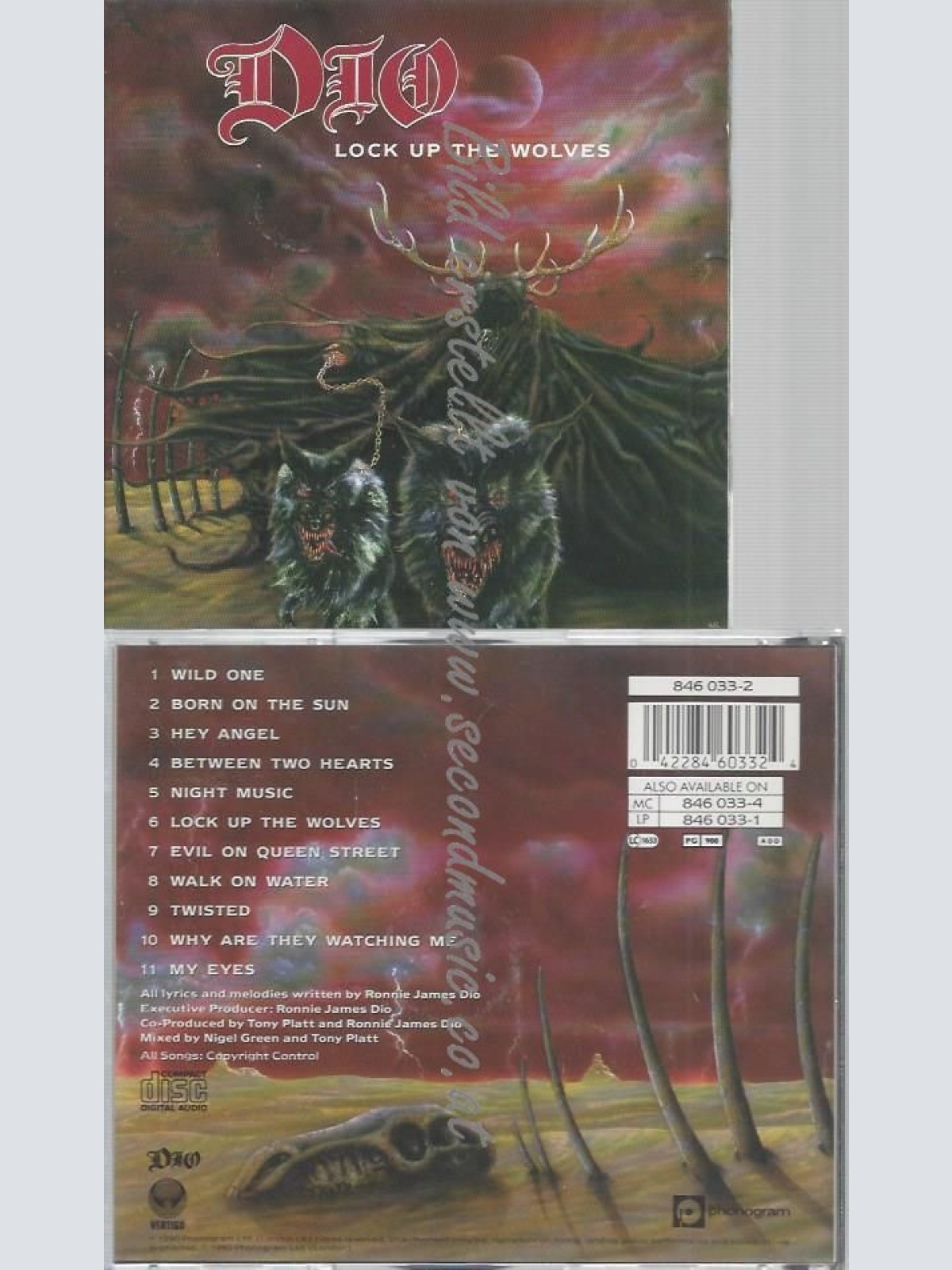 CD--DIO--LOCK UP THE WOLVES