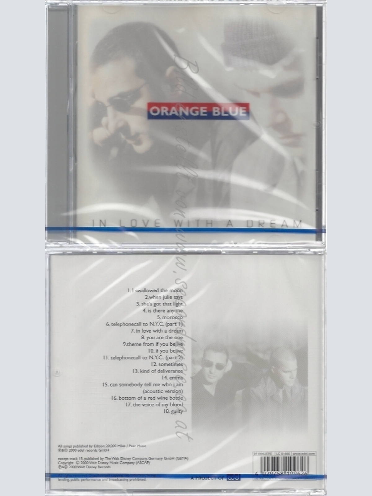 CD--NM-SEALED-ORANGE BLUE -2000- -- IN LOVE WITH A DREAM