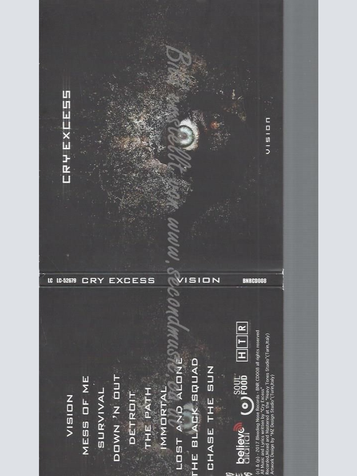 CD--CRY EXCESS--VISION