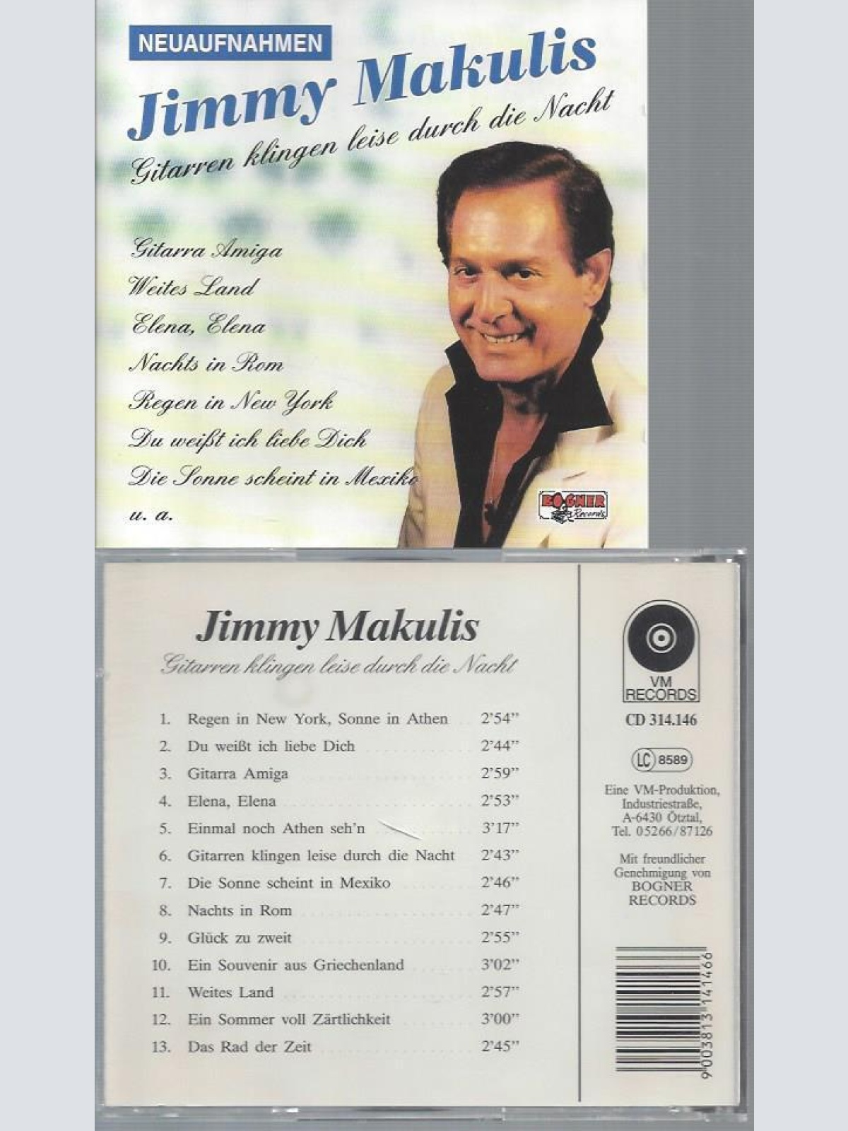 CD--JIMMY MAKULIS GITARREN KLINGEN LEISE FURCH DIE NACHT