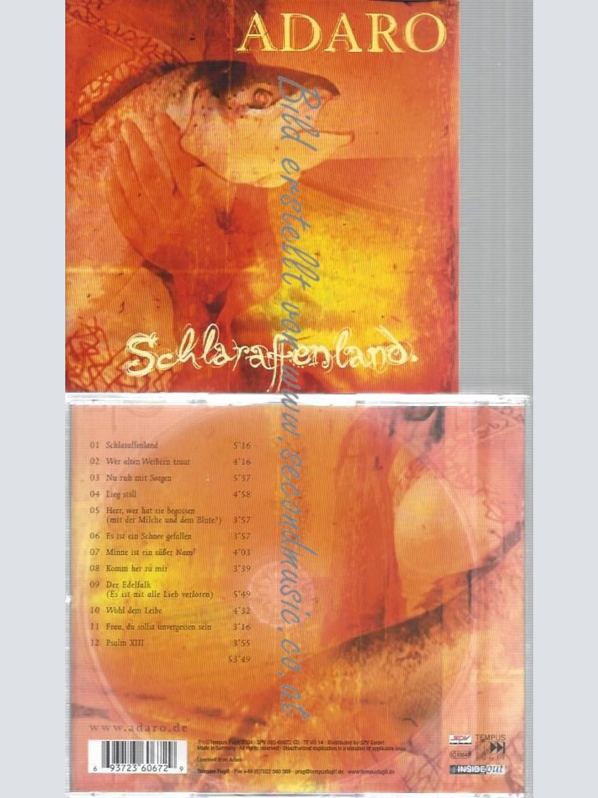 CD--ADARO--SCHLARAFFENLAND