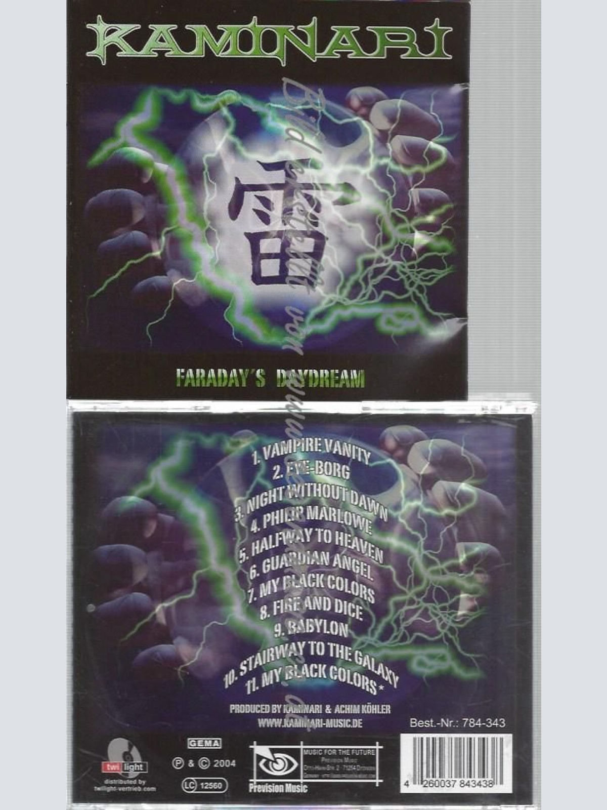 CD--KAMINARI--FARADAY'S DAYDREAM