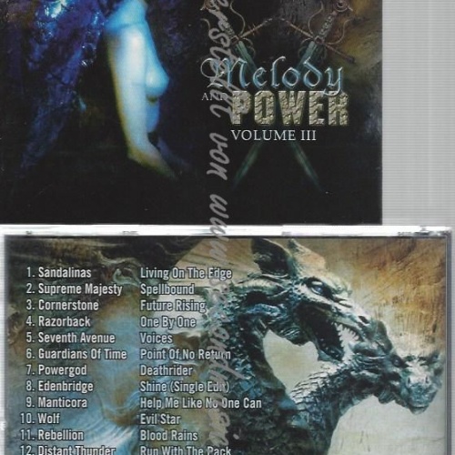 CD--VARIOUS--MELODY & POWER VOL.3