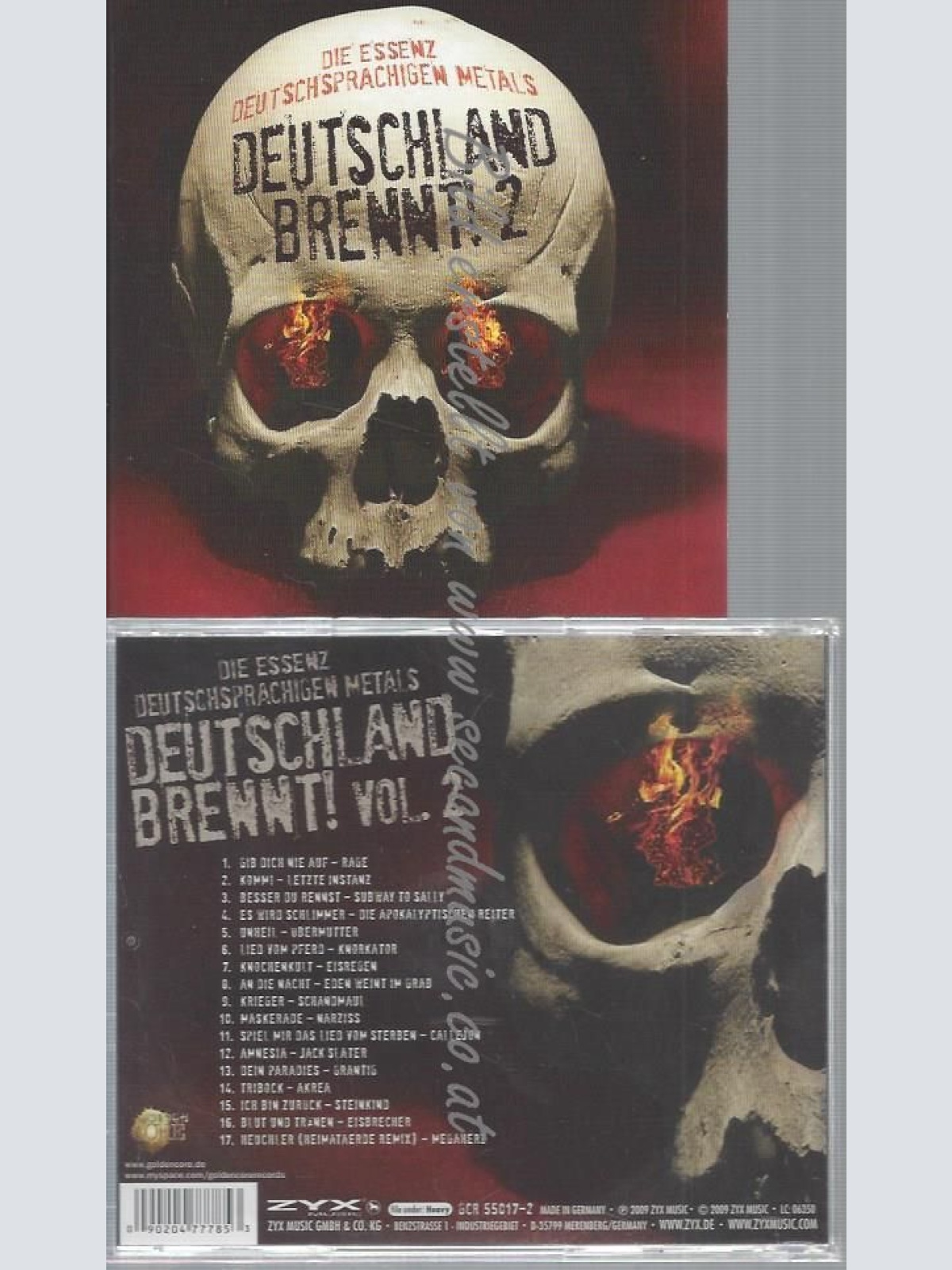 CD--VARIOUS--DEUTSCHLAND BRENNT VOL.2