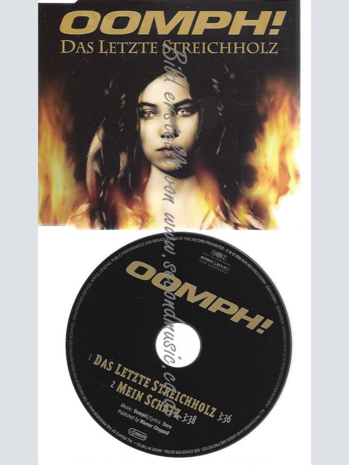 CD--OOMPH -DAS LETZTE STREICHHOLZ