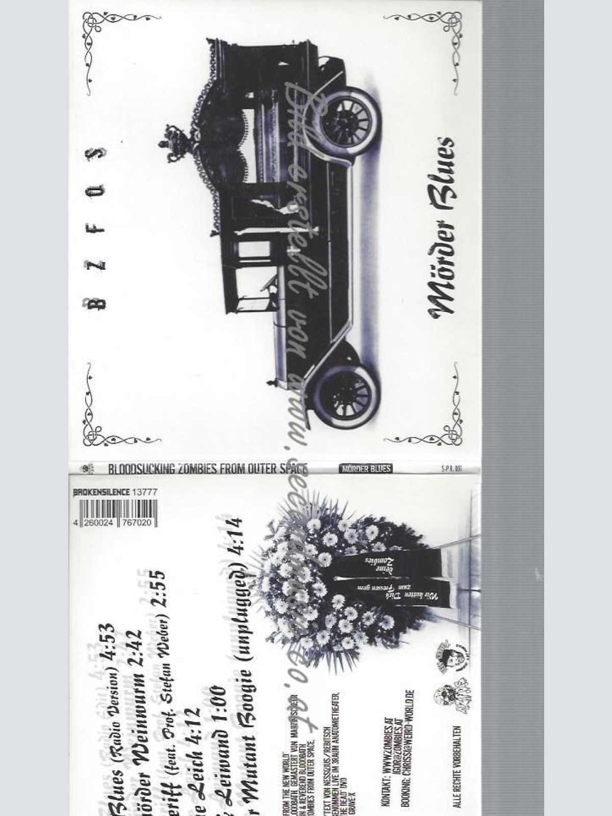 CD--BLOODSUCKING ZOMBIES FROM OUTER SPACE--MÖRDER BLUES