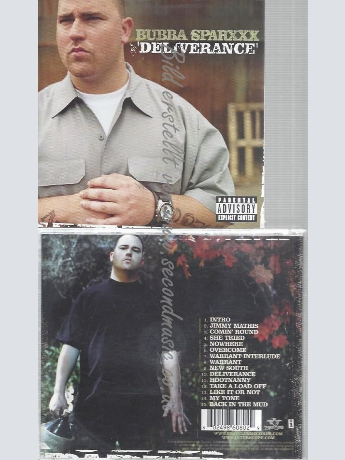 CD--BUBBA SPARXXX--DELIVERANCE