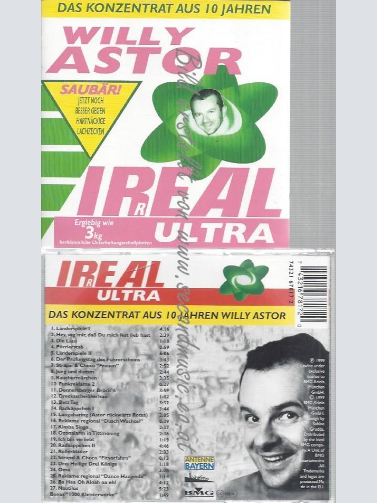 CD--WILLY ASTOR--IRREAL ULTRA - DAS KONZENTRAT AUS  JAHREN