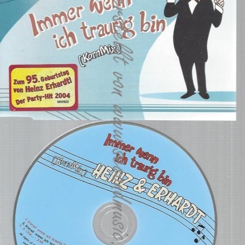 CD--HEINZ & ERHARDT--IMMER WENN ICH TRAURIG BIN