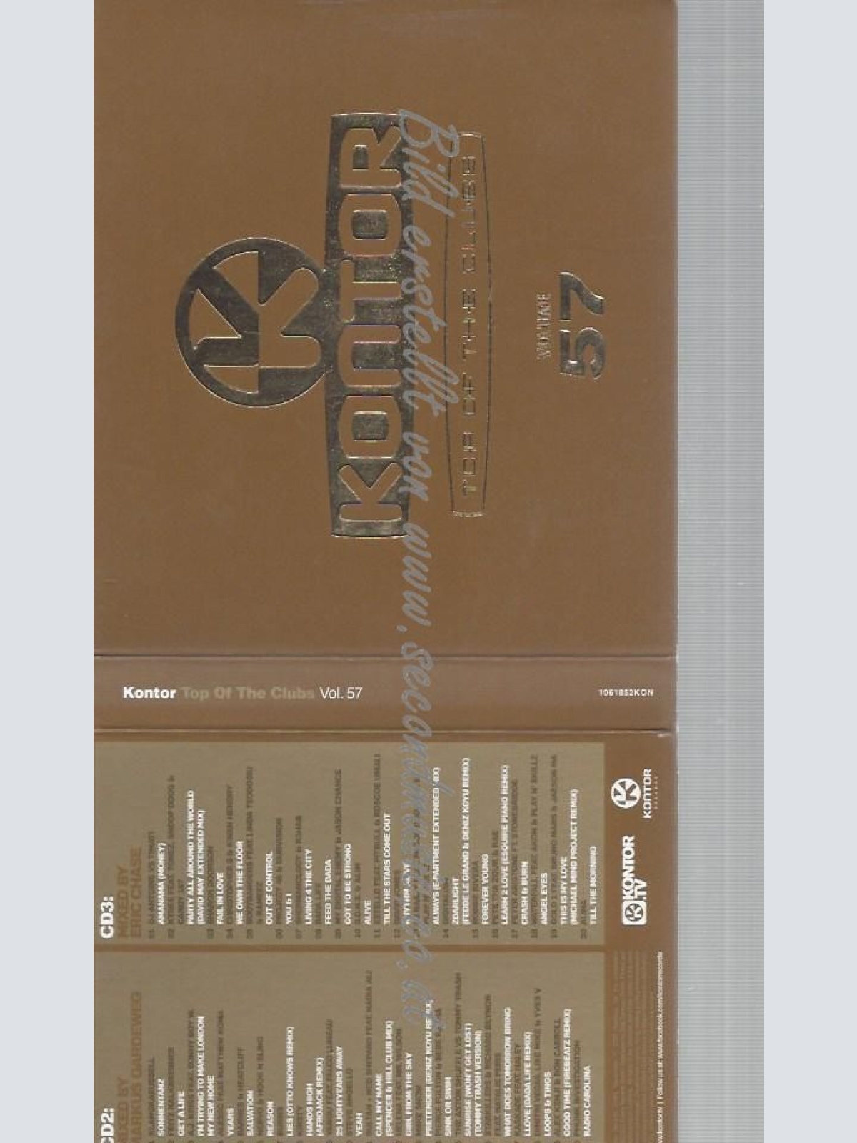 CD--VARIOUS--KONTOR TOP OF THE CLUBS VOL.57 | BOX-SET