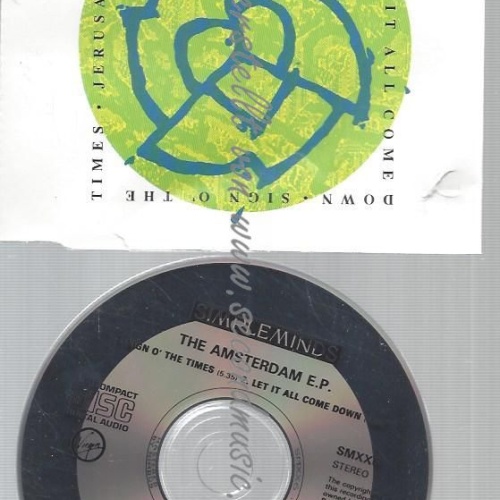 CD--SIMPLE MINDS--AMSTERDAM EP -SIGN O' THE TIMES.., C.J. MACKINTOSH MIX, -
