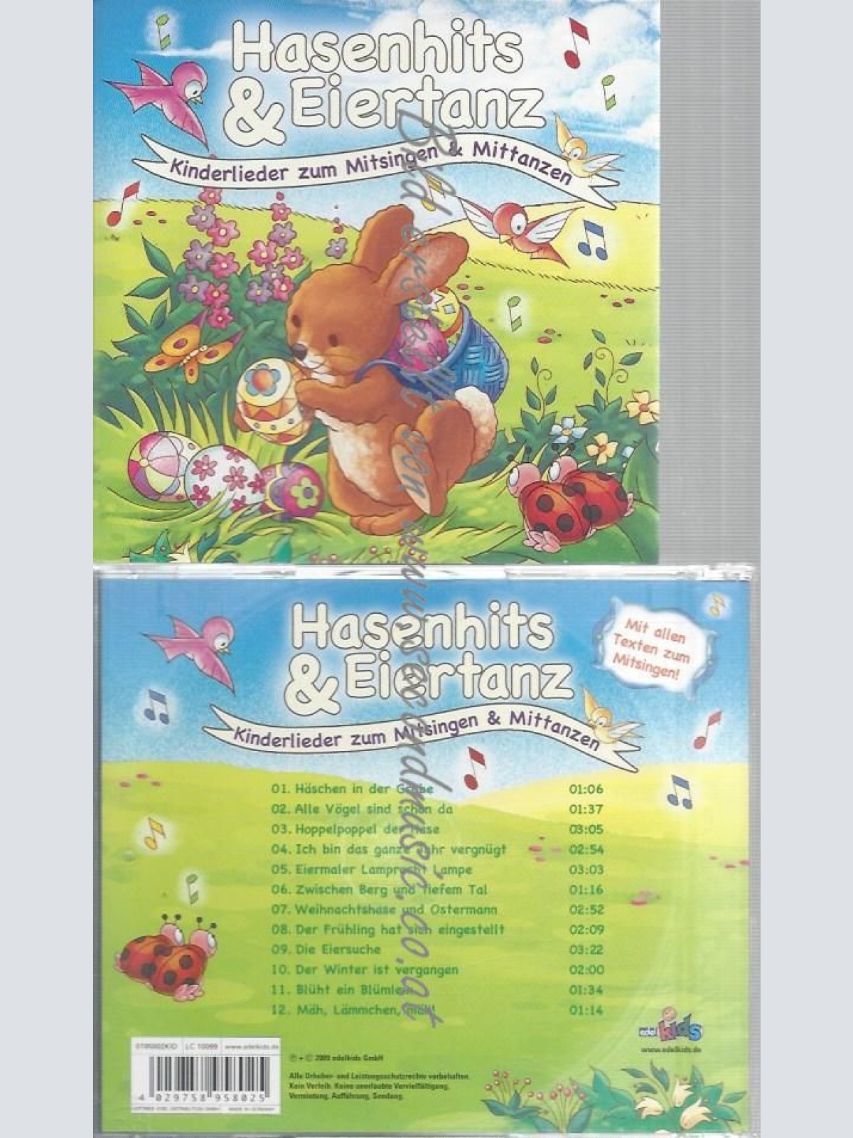 CD--VARIOUS--HASENHITS & EIERTANZ. KINDERLIEDER ZUM MITSINGEN