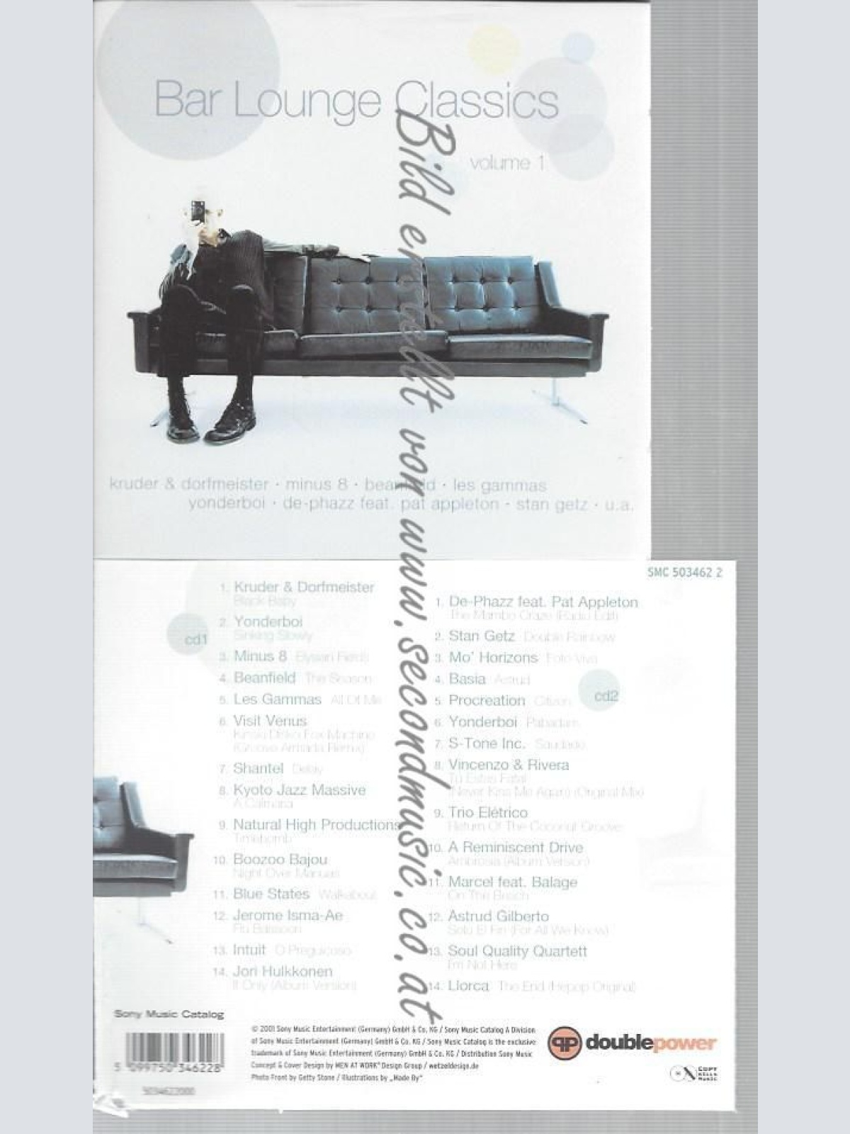 CD--VARIOUS--BAR LOUNGE CLASSICS 1| DOPPEL-CD