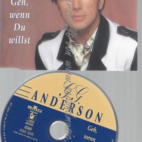 CD--G.G. ANDERSON--GEH,WENN DU WILLST