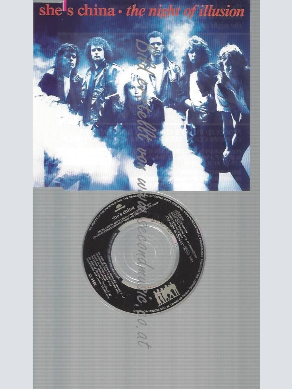 CD--SHE'S CHINA--THE NIGHT OF ILLUSION //3INCH CD
