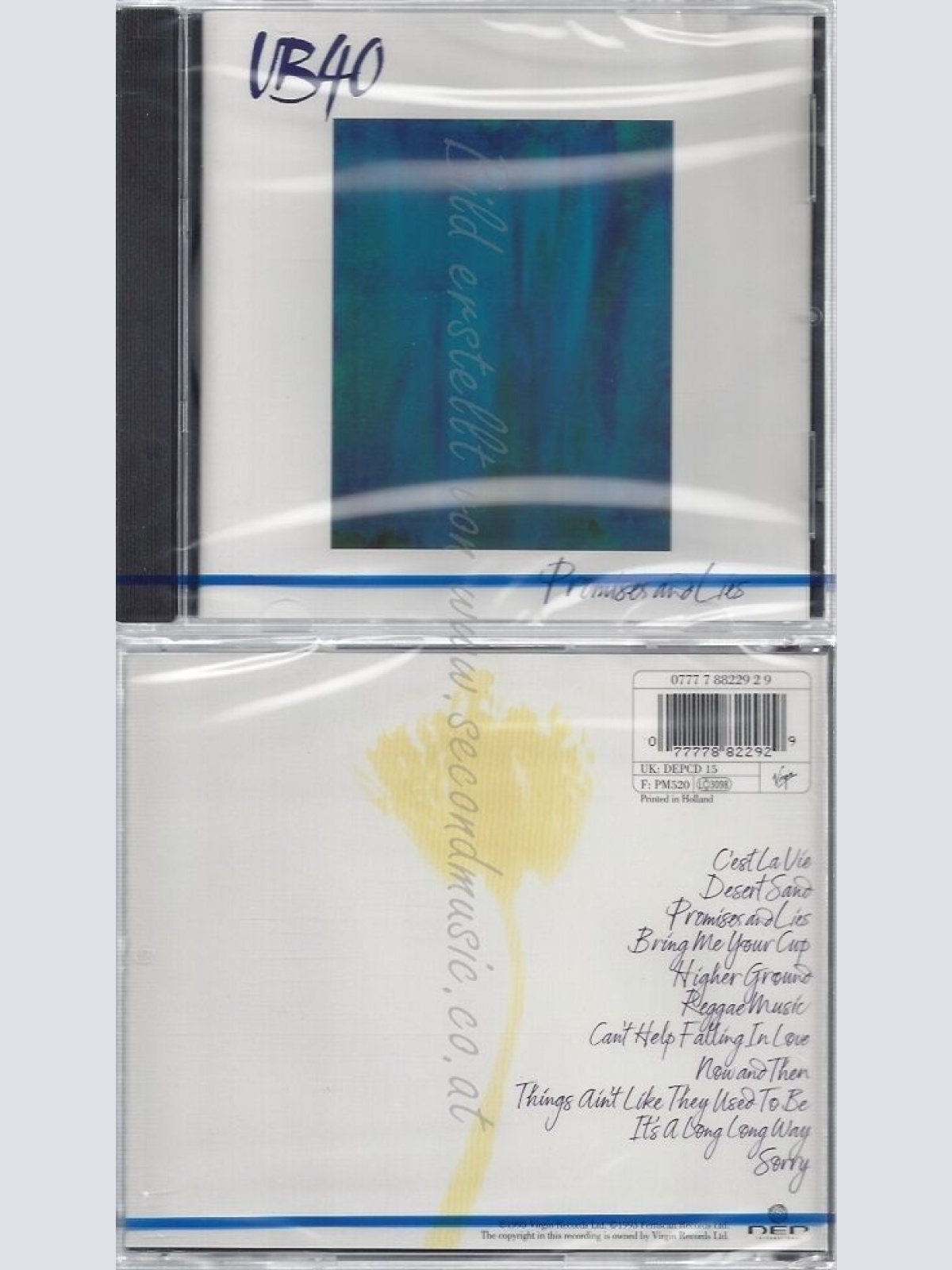 CD--NM-SEALED-UB40 UND UB 40 -1993- -- PROMISES AND LIES