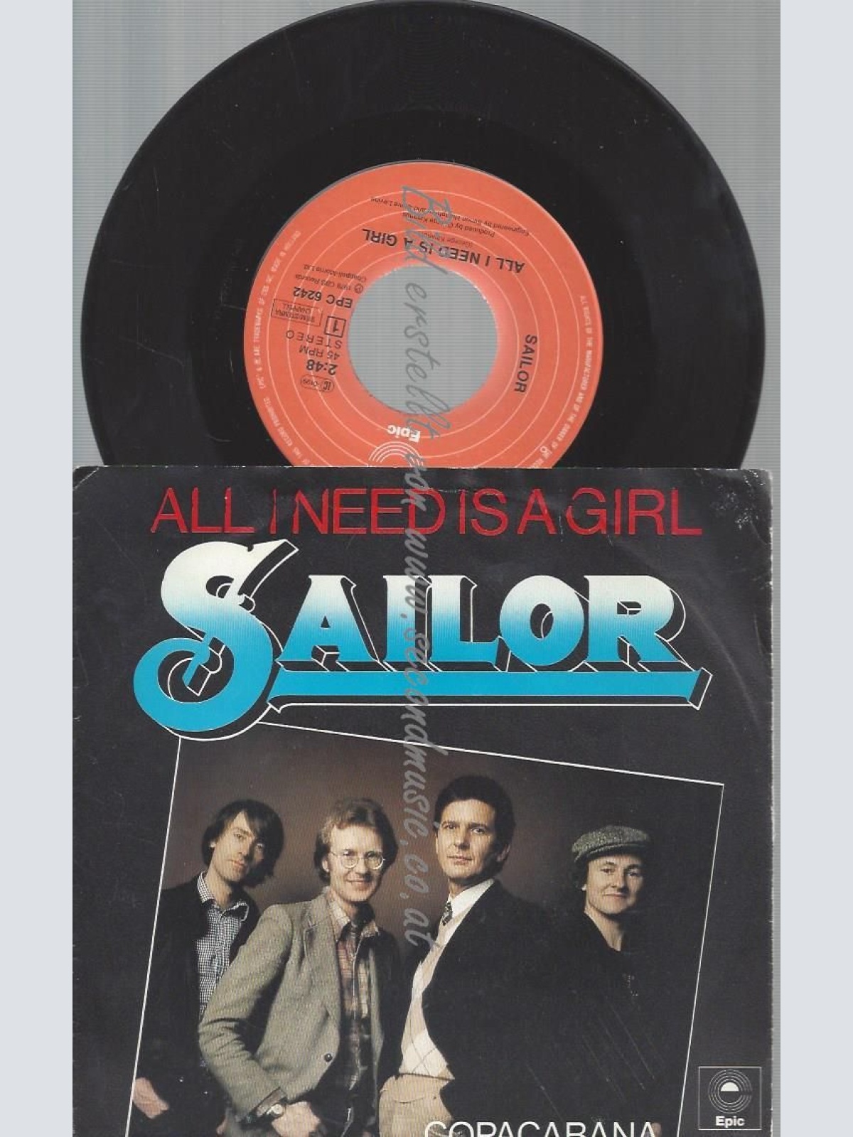 7" SAILOR ALL I NEED IS A GIRL