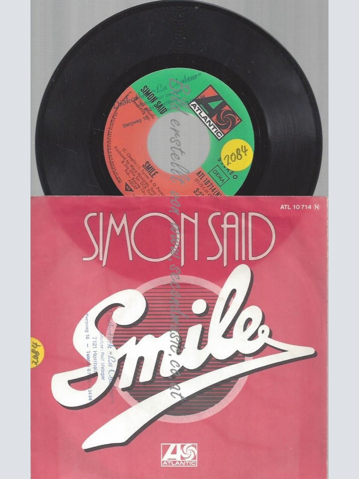 7"  SMILE SIMON SAID