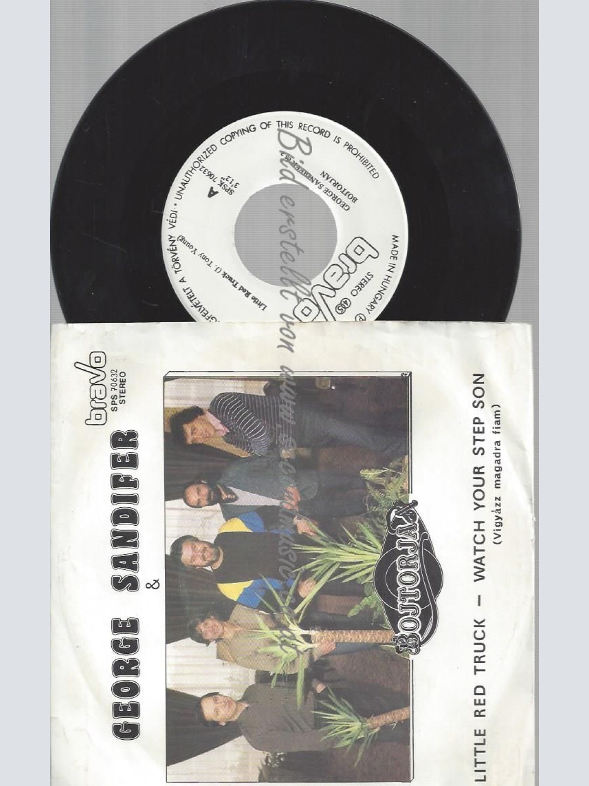 7"  GEORGE SANDIFER & BOJTORJAN LITTLE RED TRUCK