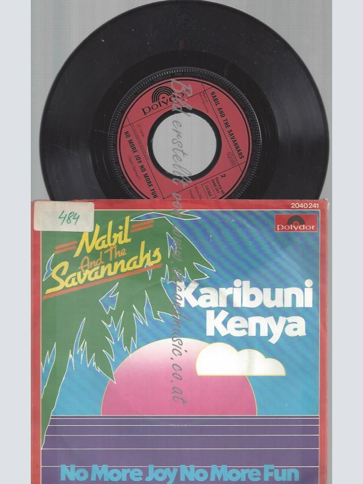 7"  NABIL & THE SAVANNAHS KARIBUNI KENYA