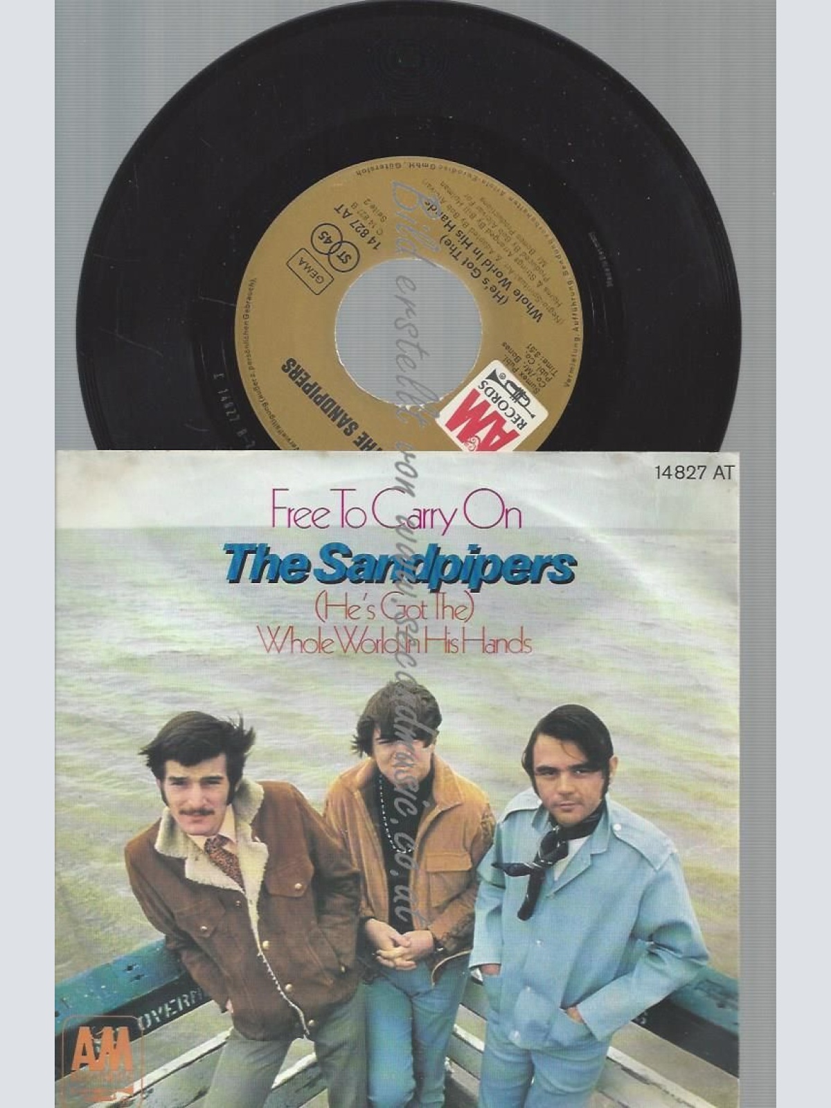 7"THE SANDPIPERS FREE TO CARRY ON