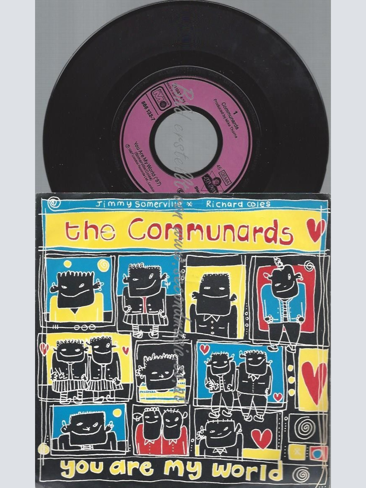7"  The Communards  You Are My World
