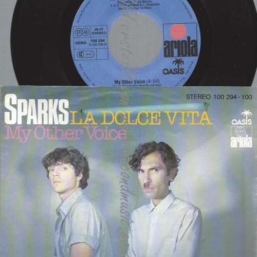 7"  Sparks  La Dolce Vita