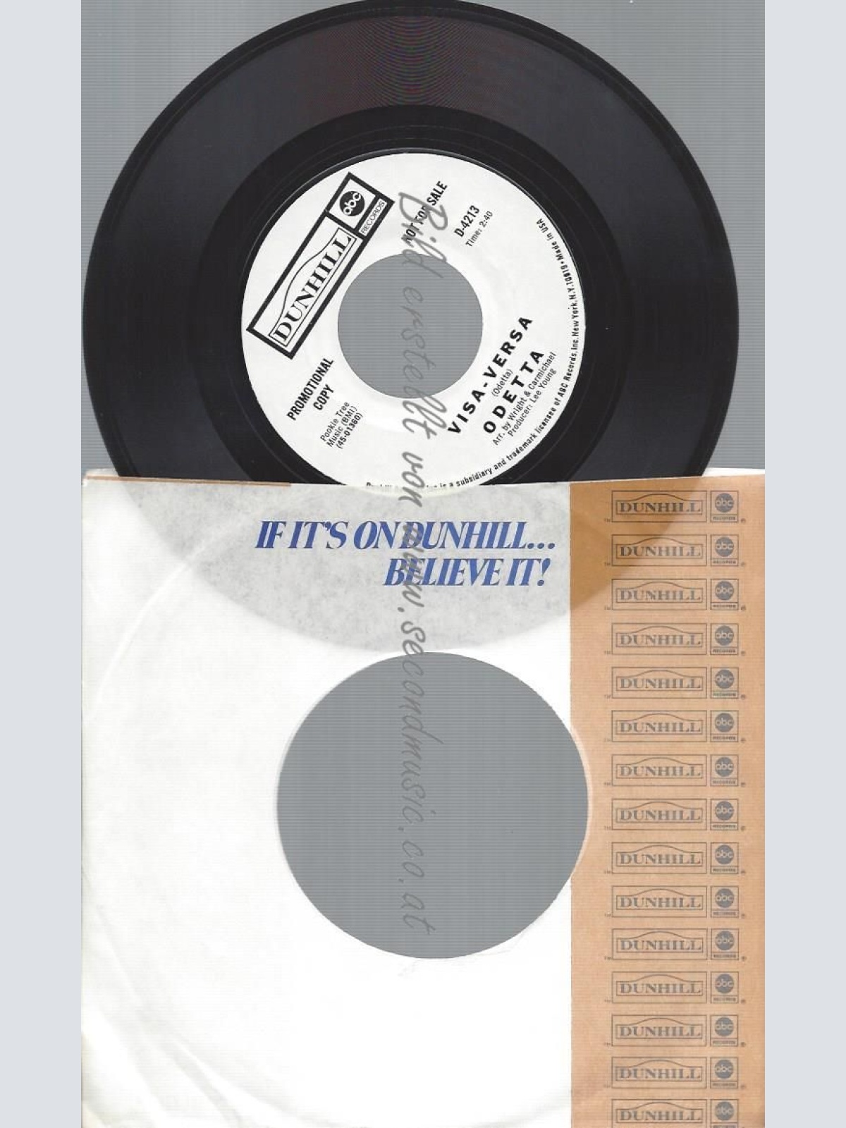 7"  Odetta – Ballad Of Easy Rider / Visa – Versa   //PROMO