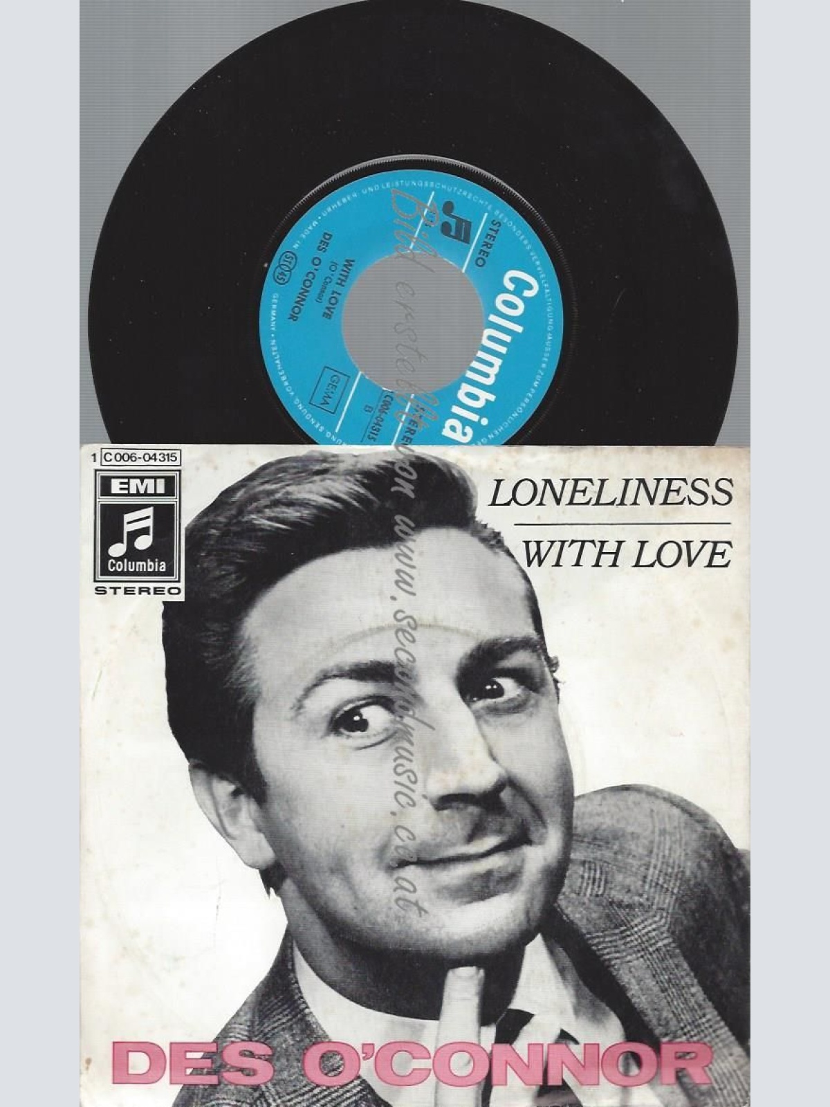 7"   Des O'Connor  Loneliness