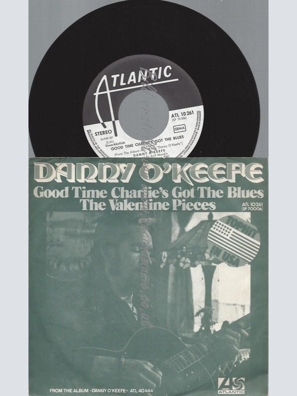 7"   Danny O'Keefe – Good Time Charlie's Got The Blues  // PROMO