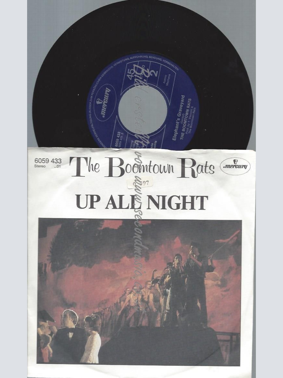 7"  The Boomtown Rats – Up All Night  // AUSTRO MECHANA