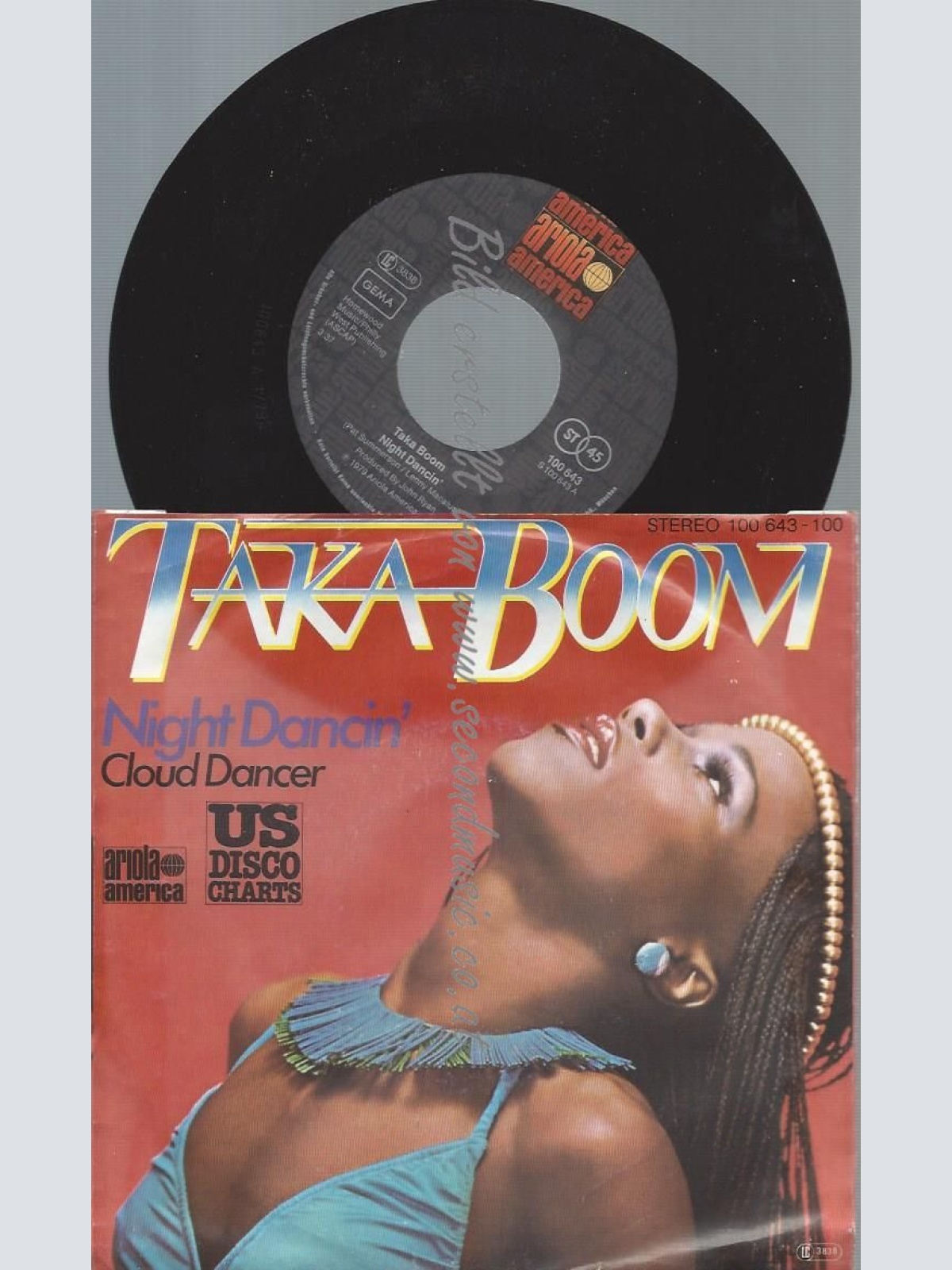 7"  Taka Boom  Night Dancin'