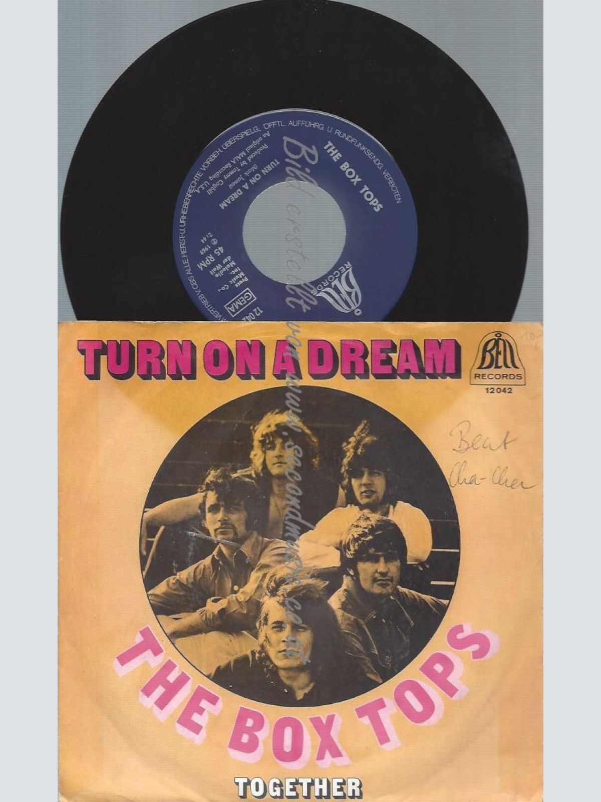 7" The Box Tops  Turn On A Dream
