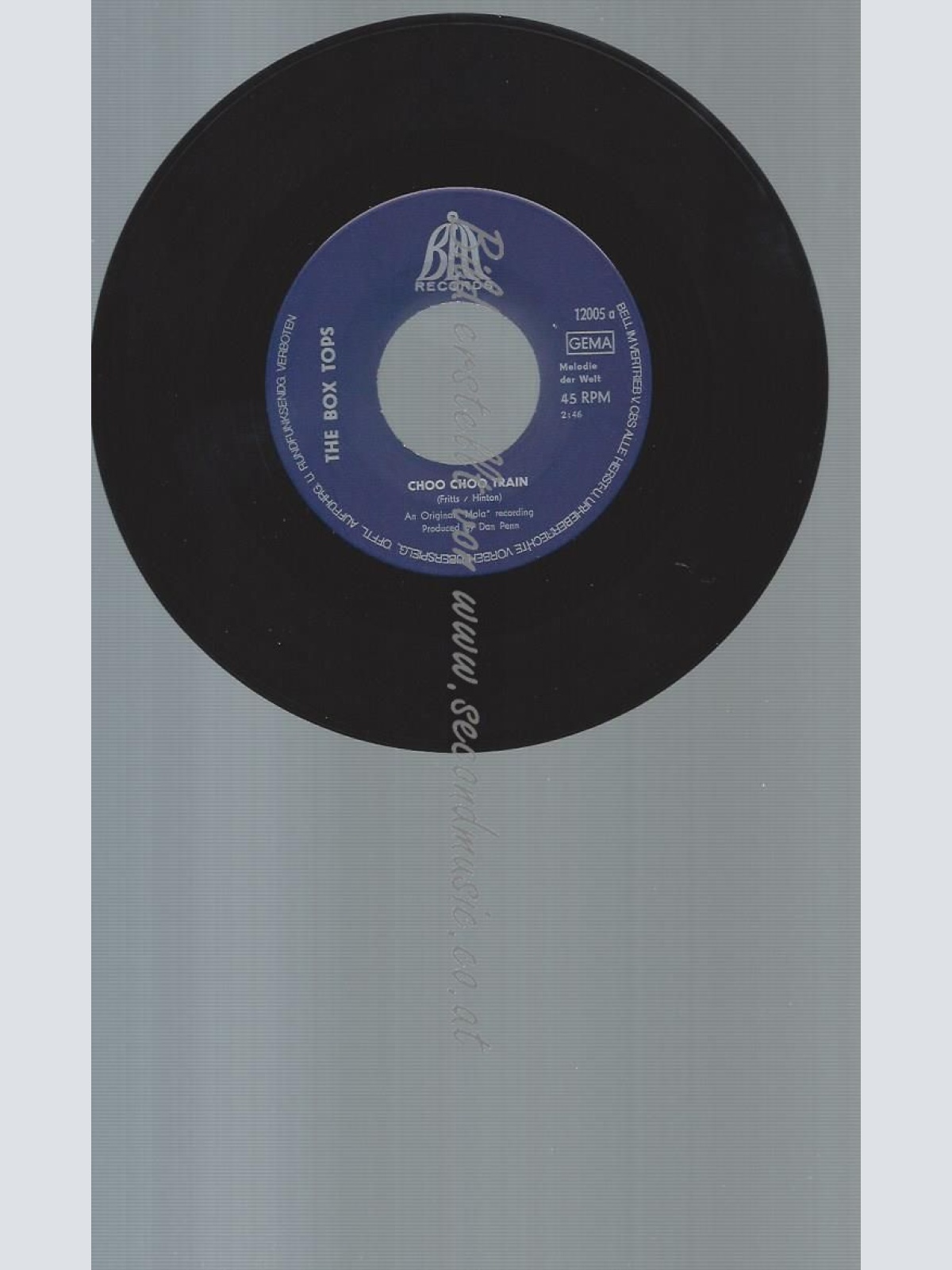 7"  The Box Tops – Choo Choo Train