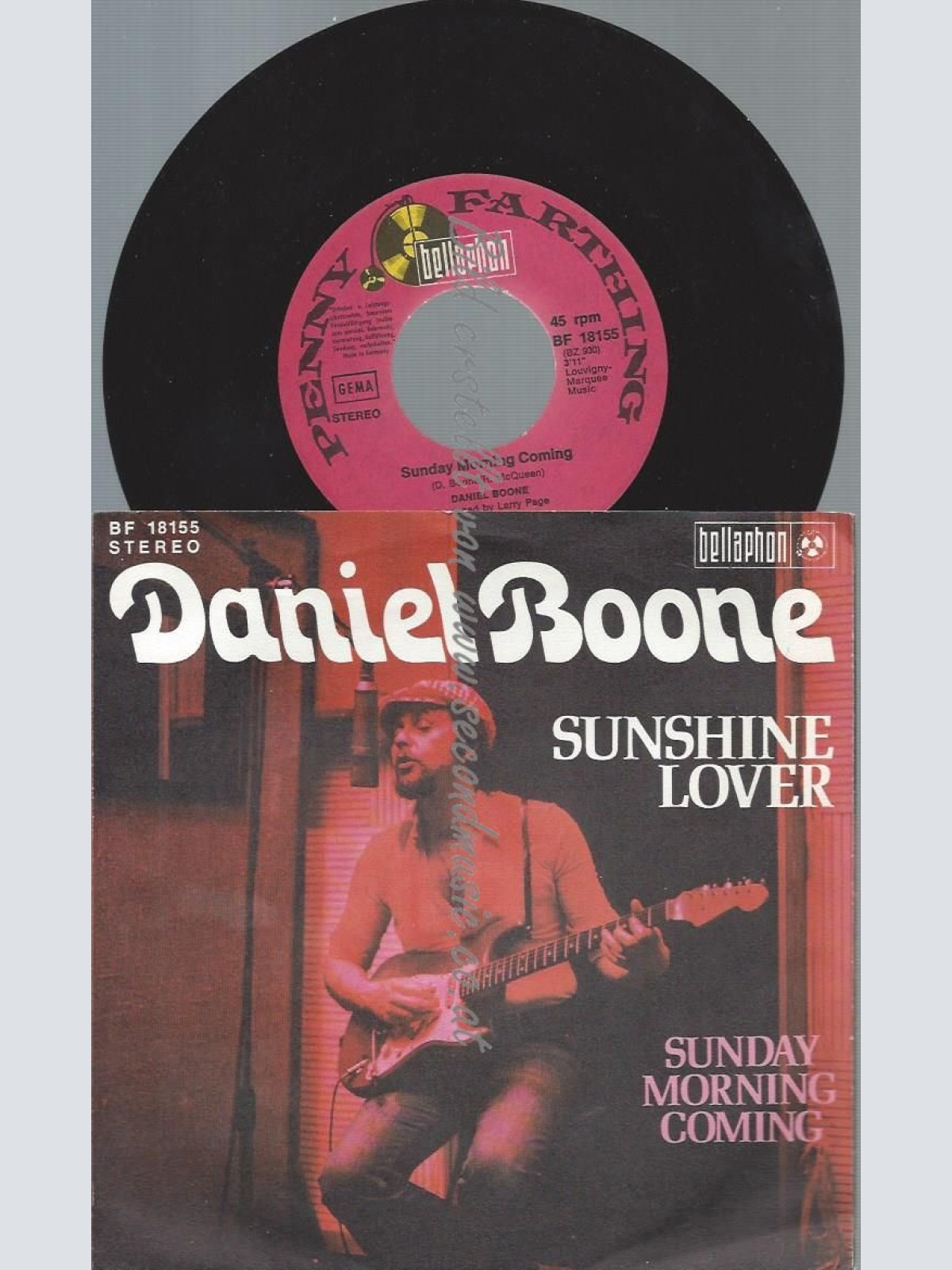 7"   Daniel Boone  Sunshine Lover
