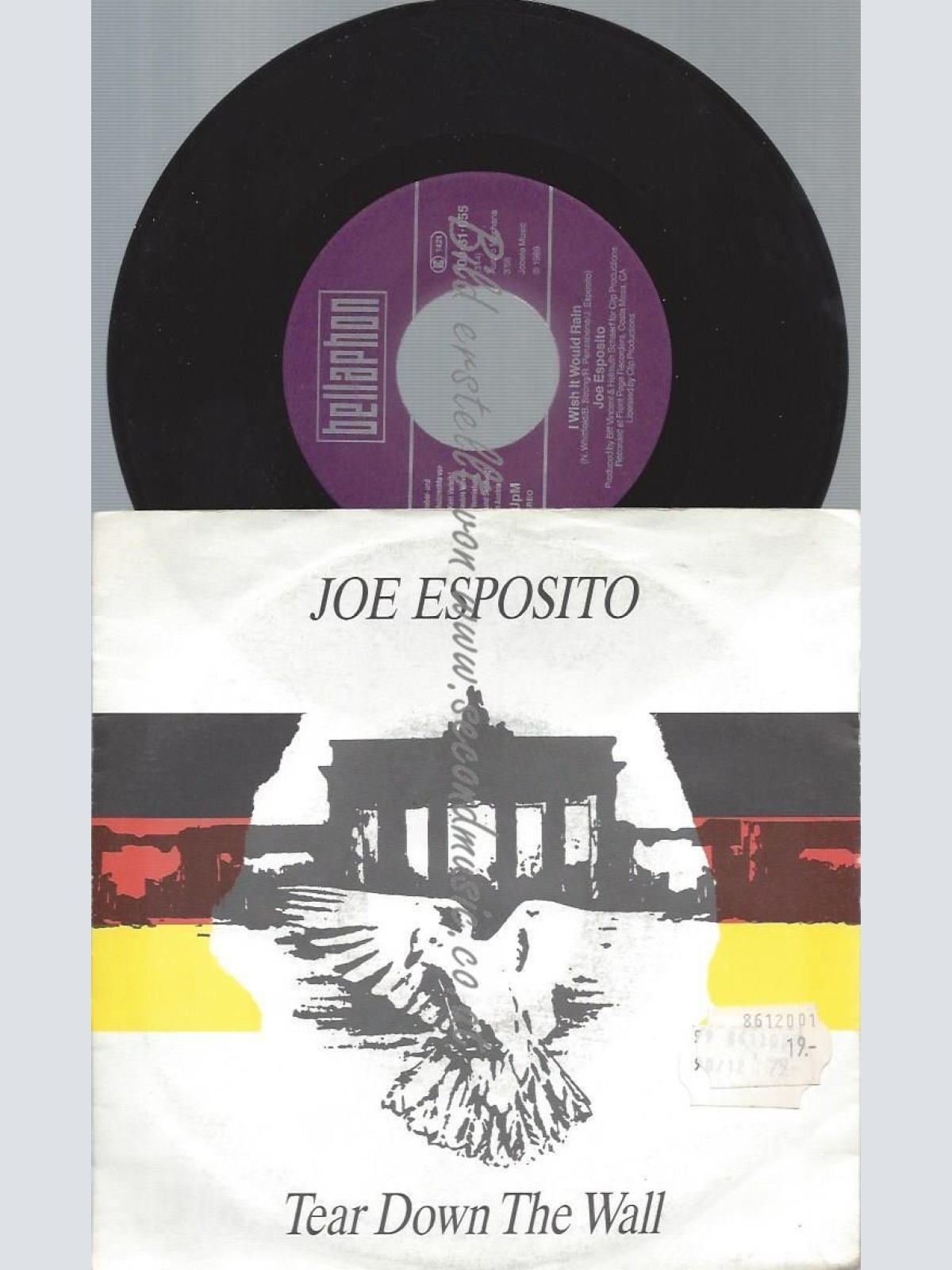 7"  Joe Esposito  Tear Down The Wall