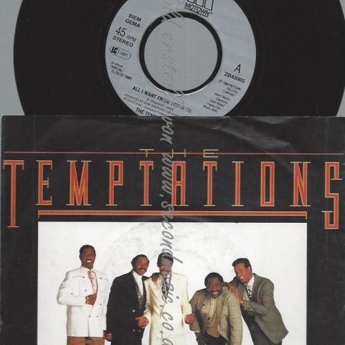 7"   The Temptations  All I Want From You