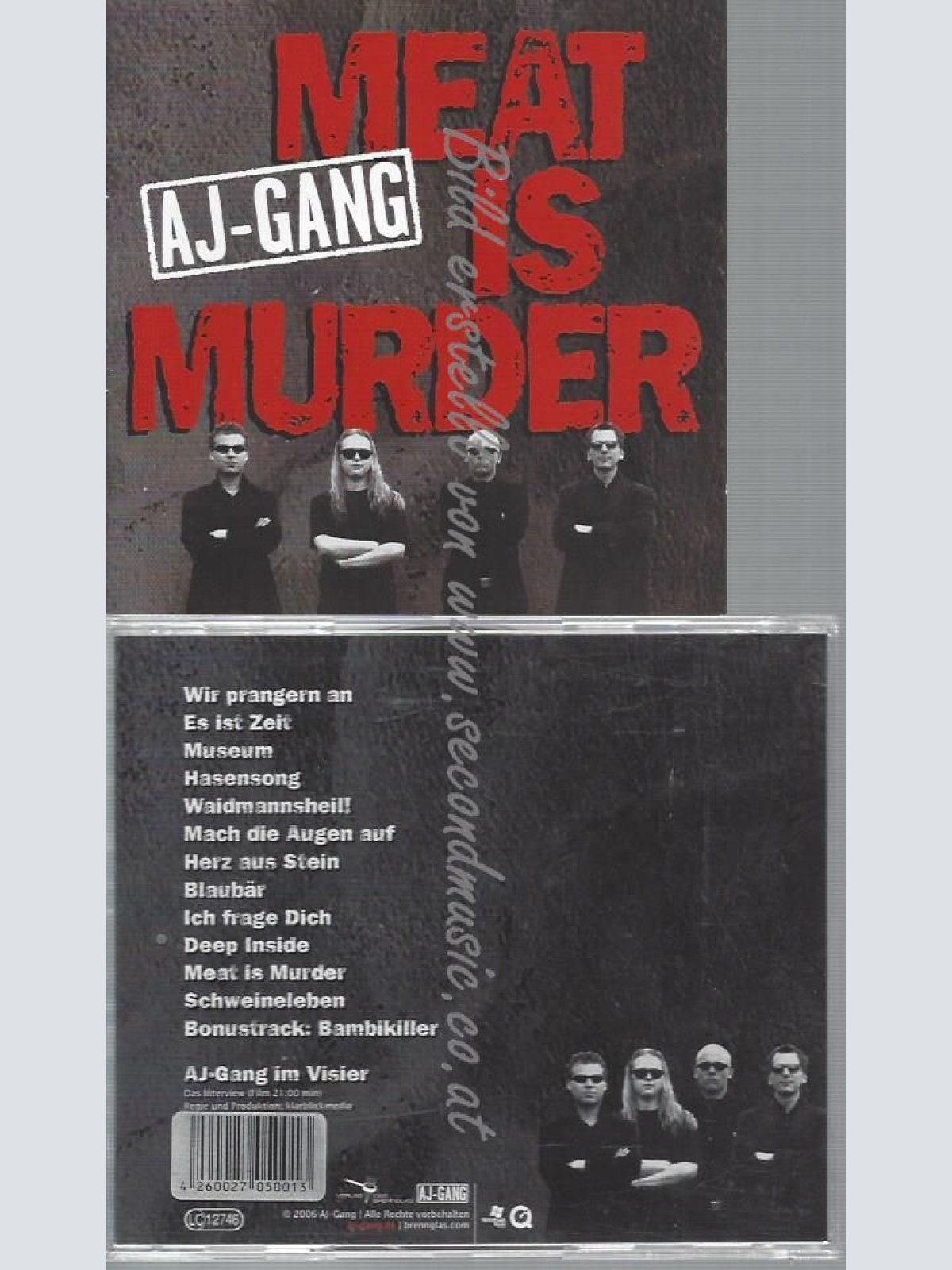 CD--AJ- GANG--MEAT IS MURDER
