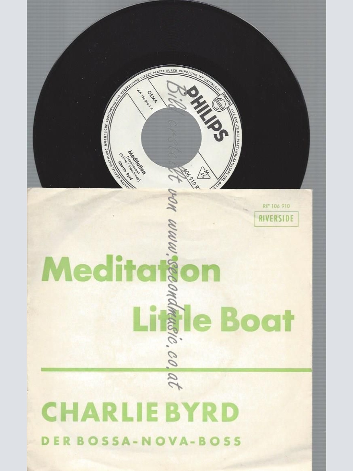 7"  Charlie Byrd  Meditation