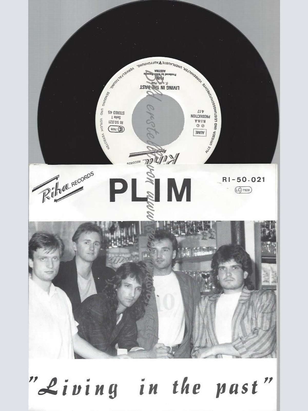 7"   Plim – Living In The Past //VG+