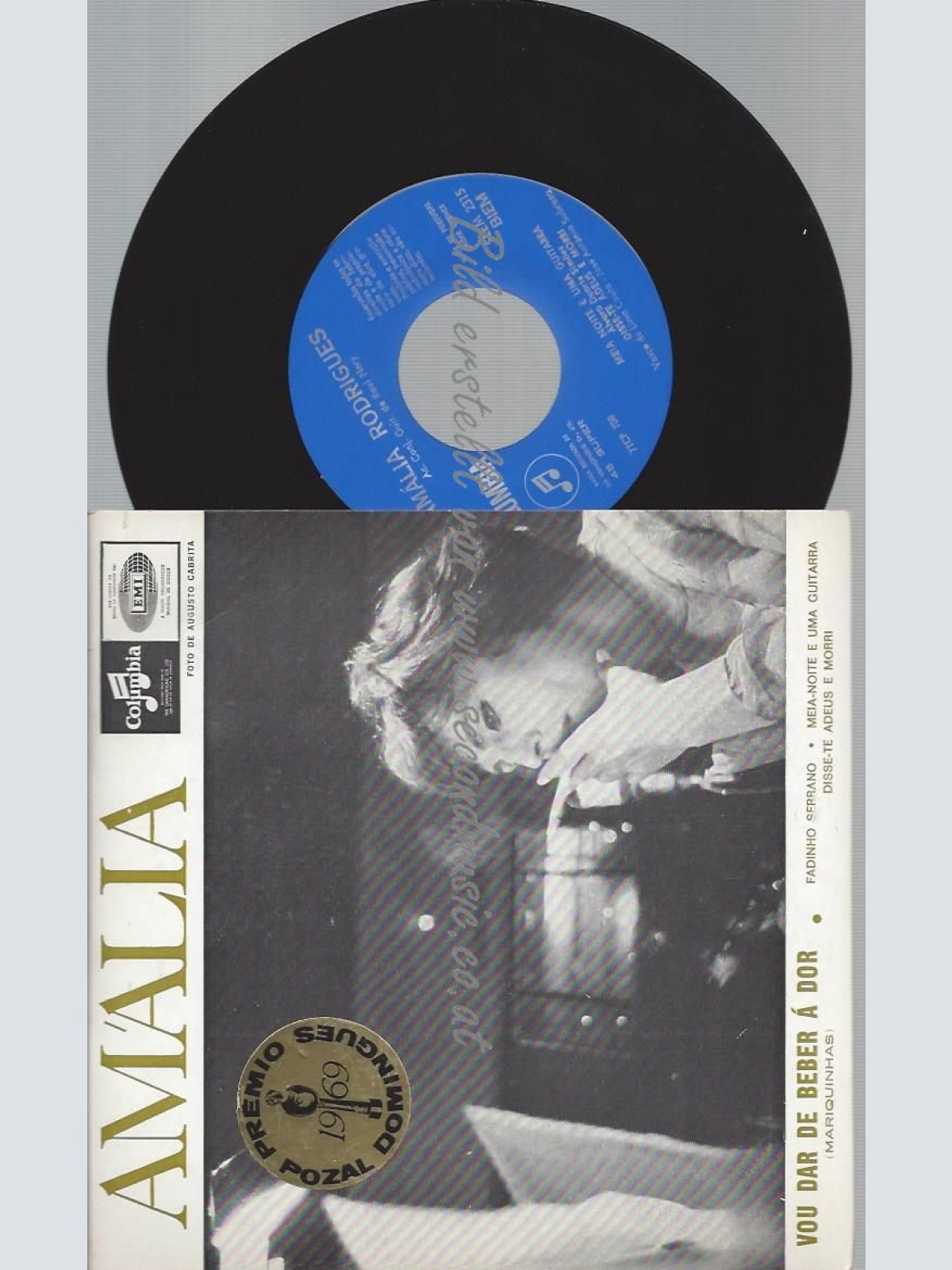 7" Amalia Rodrigues – Vou Dar De Beber À Dor