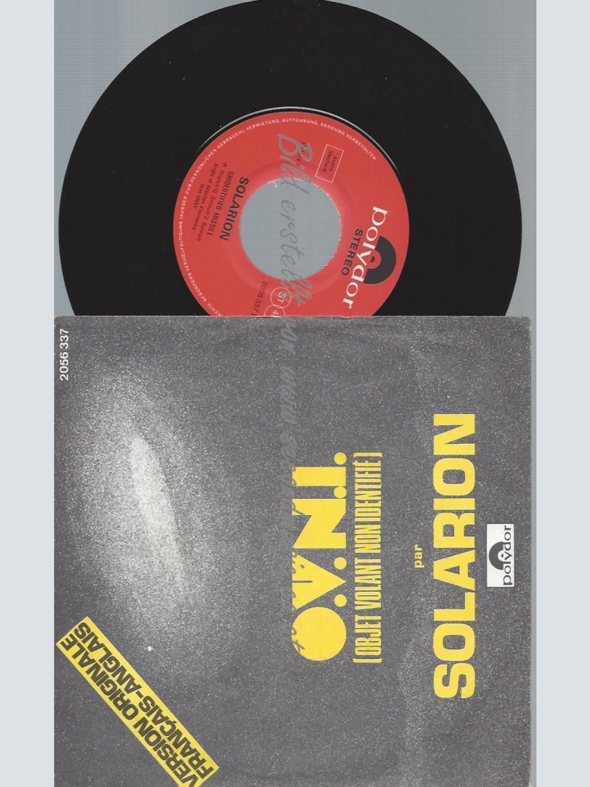 7"    Solarion  O.V.N.I. (Objet Volant Non Identifié)