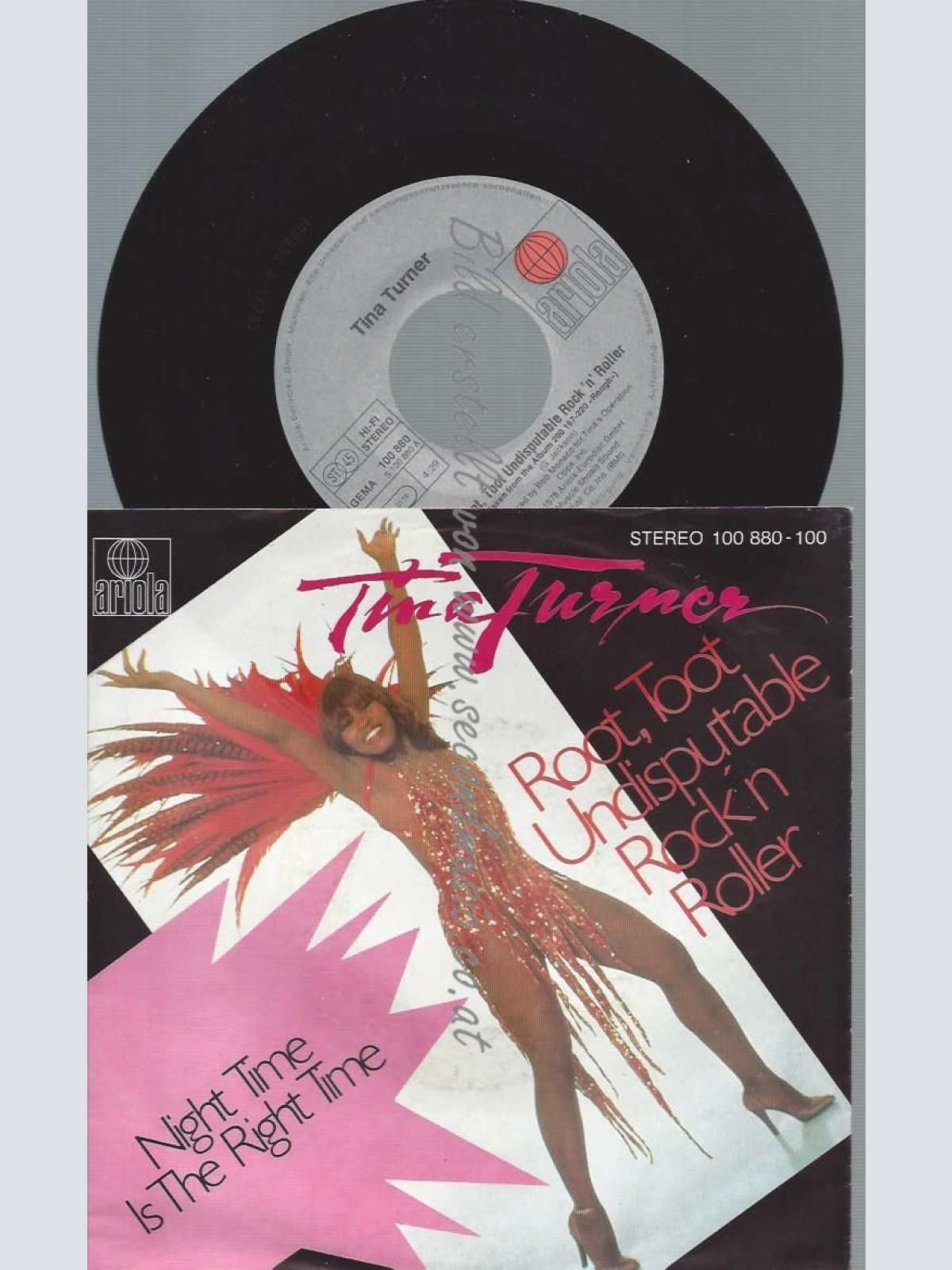 7"  Tina Turner  Root, Toot Undisputable Rock'n Roller