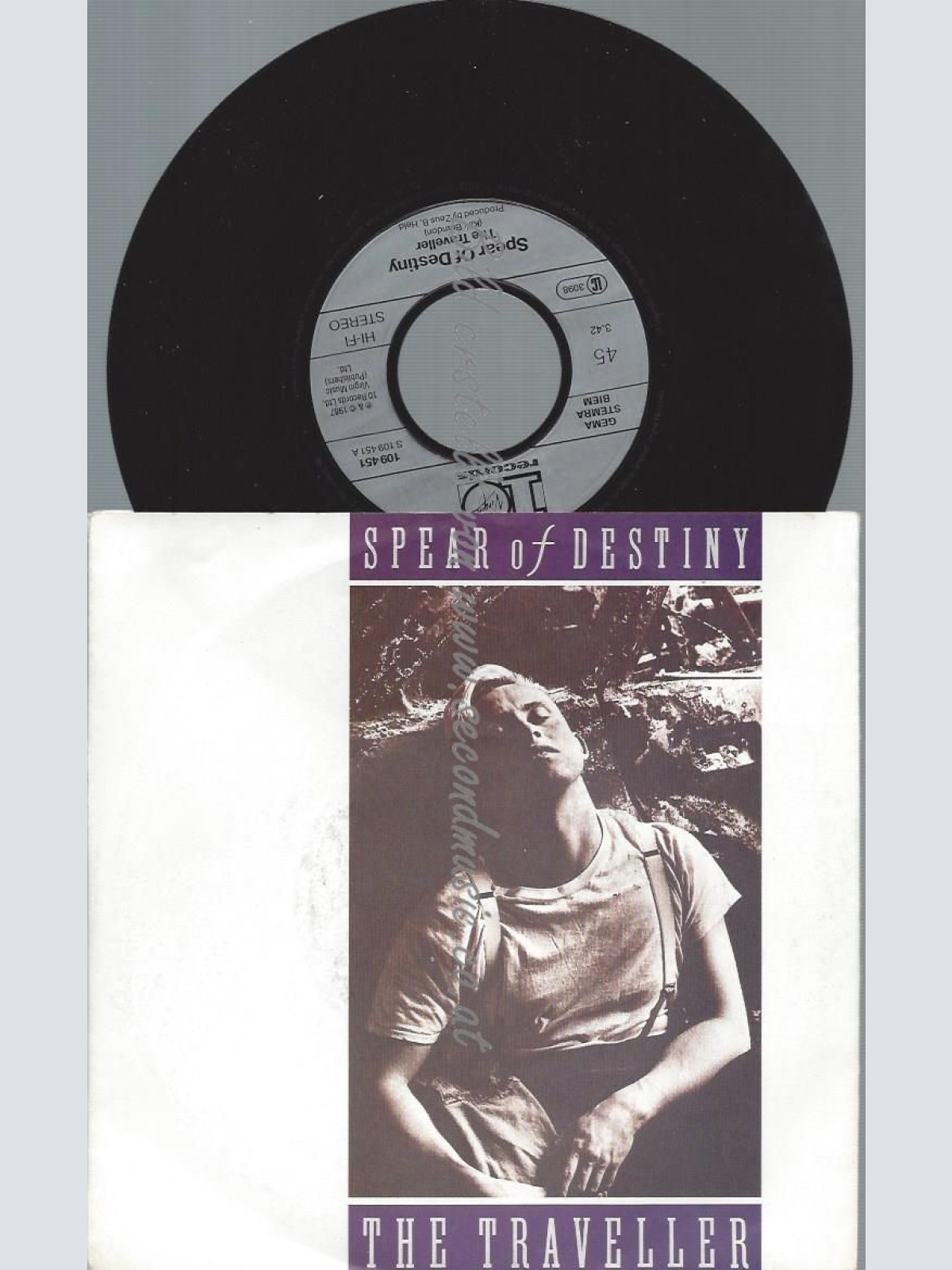 7"   Spear Of Destiny  The Traveller