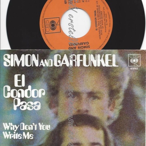 7"   Simon And Garfunkel  El Condor Pasa
