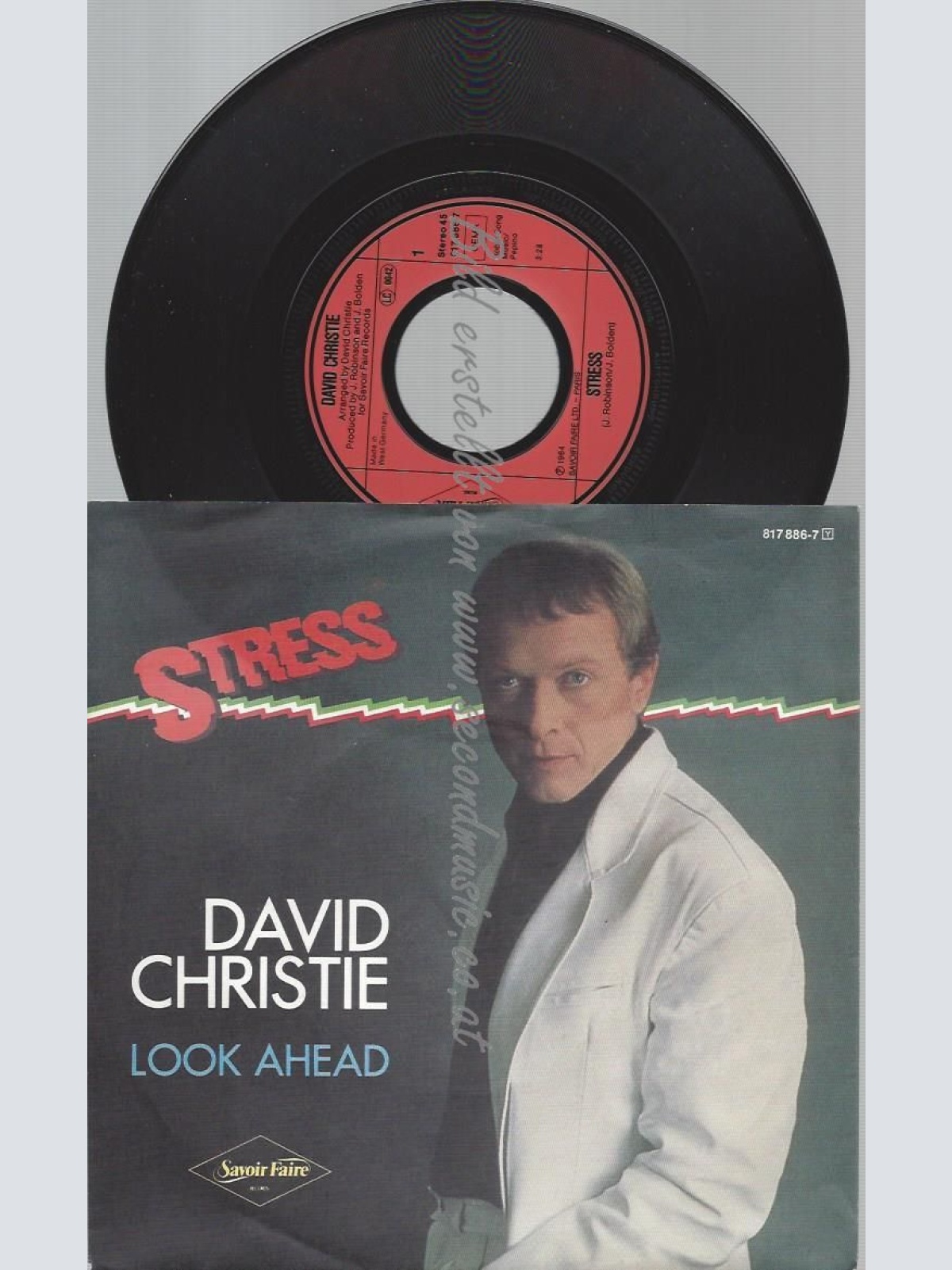 7"  David Christie – Stress