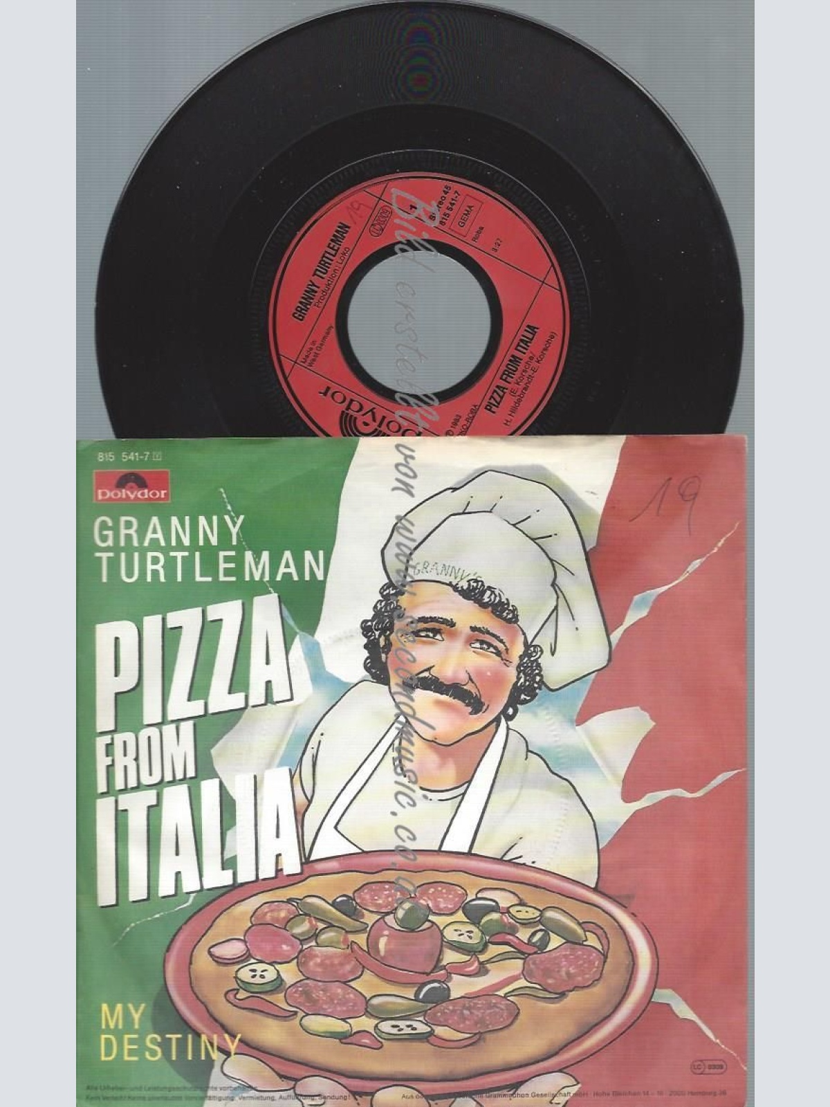 7"   Granny Turtleman – Pizza From Italia