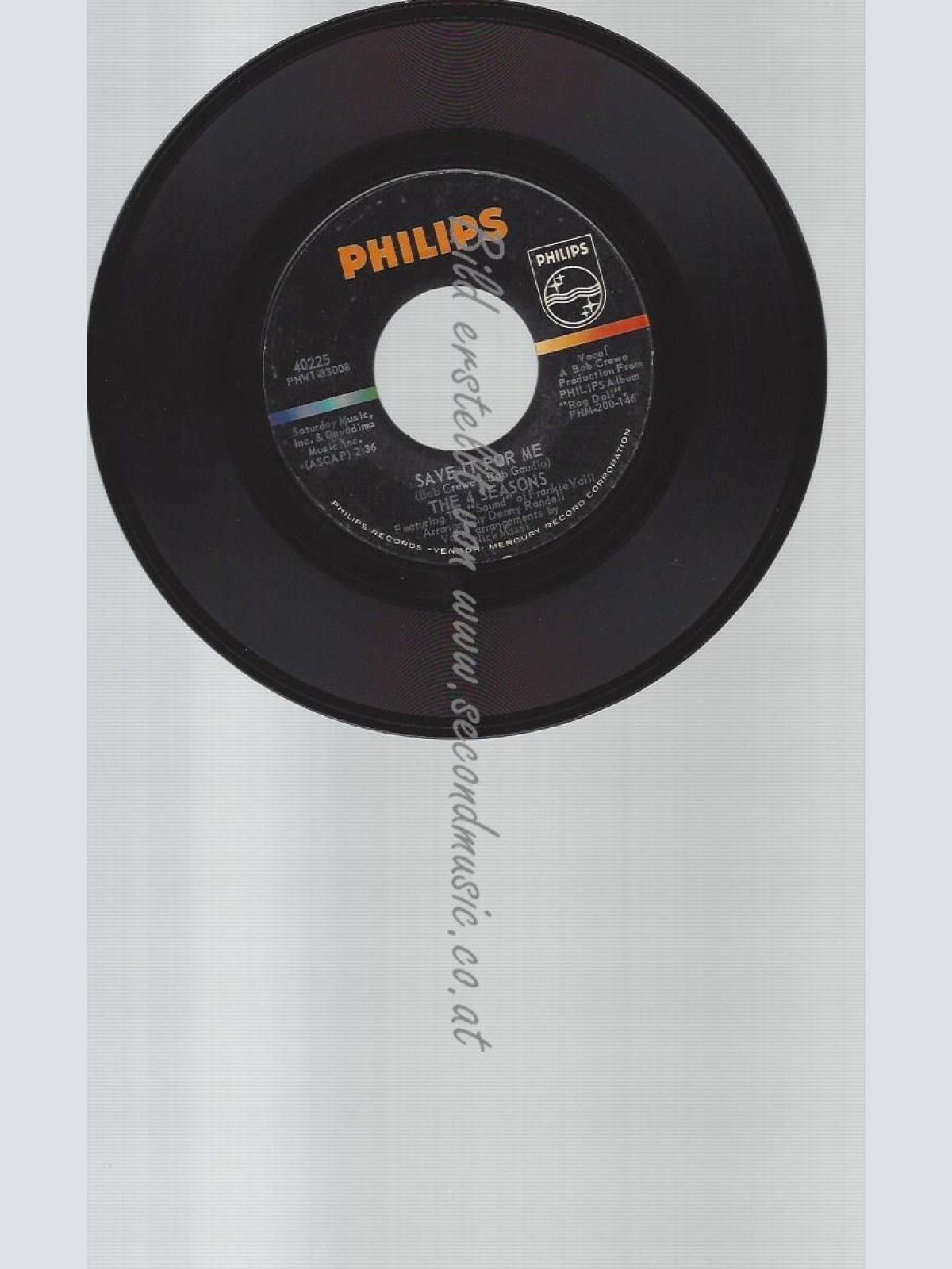 7"  The 4 Seasons Save It For Me