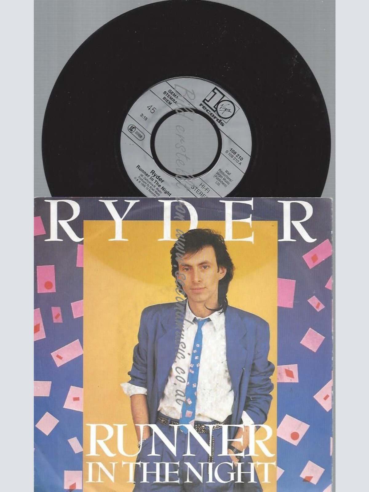 7"   Ryder  Runner In The Night